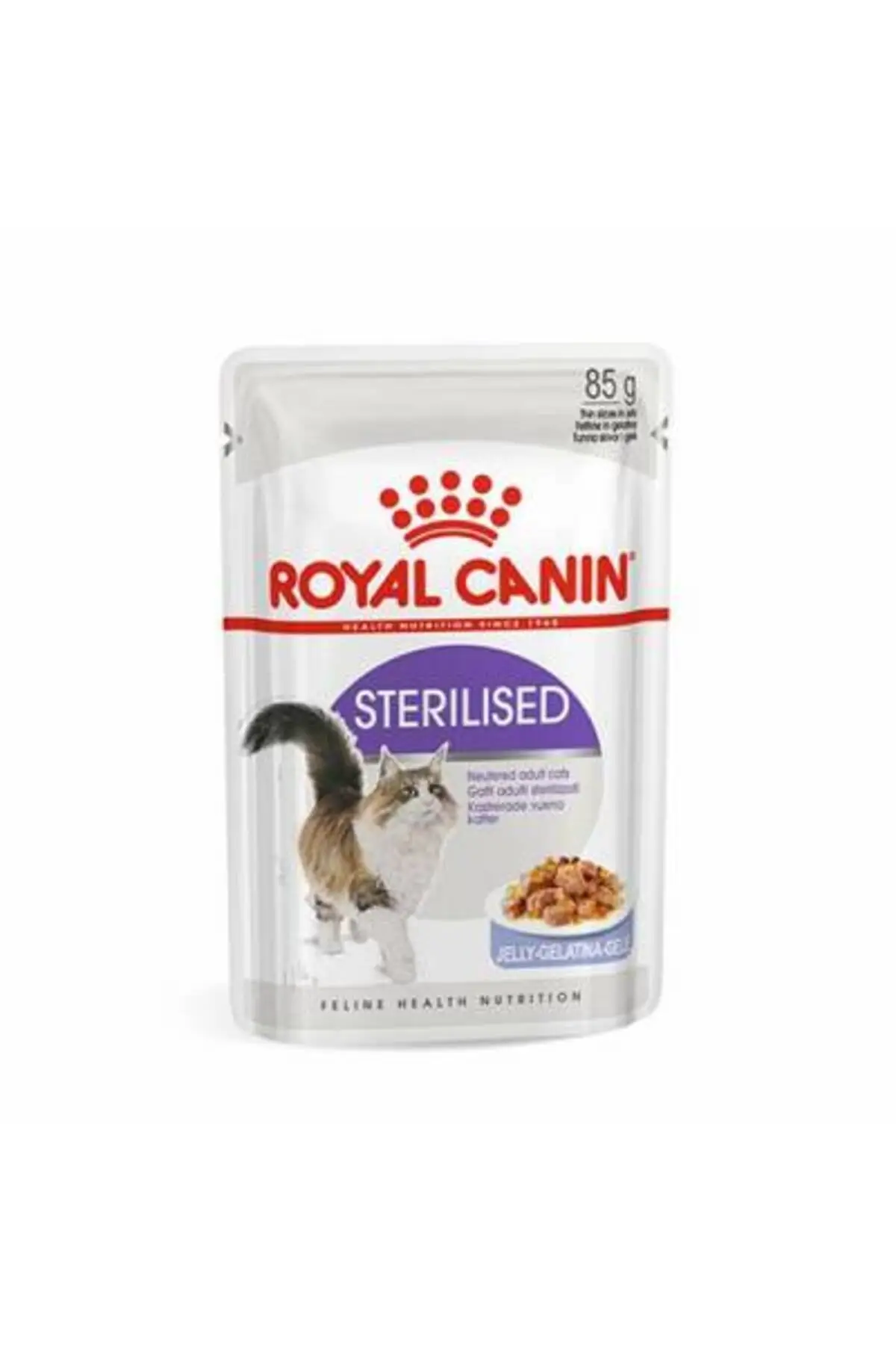 Royal Canin Sterilised Jelly Pouch Kısırlaştırılmış Kedi Konservesi 6 Adet 85 Gr