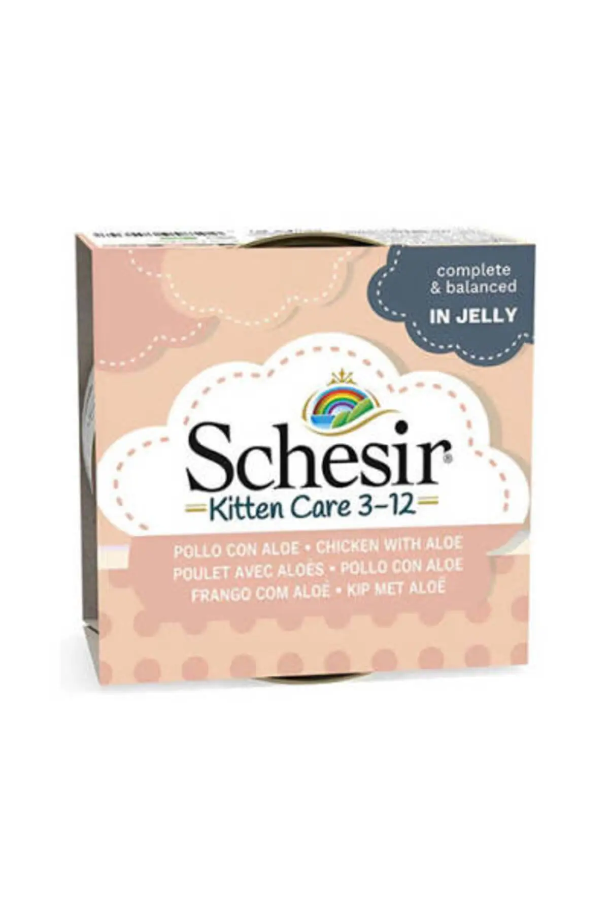 Schesir Tavuklu ve Aloe Veralı Yavru Kedi Konservesi 85 Gr