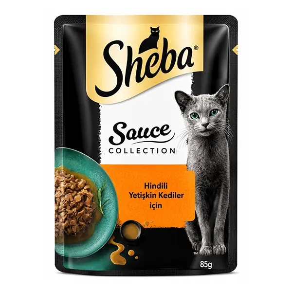 Sheba Hindili Yetişkin Kedi Konservesi 85gr