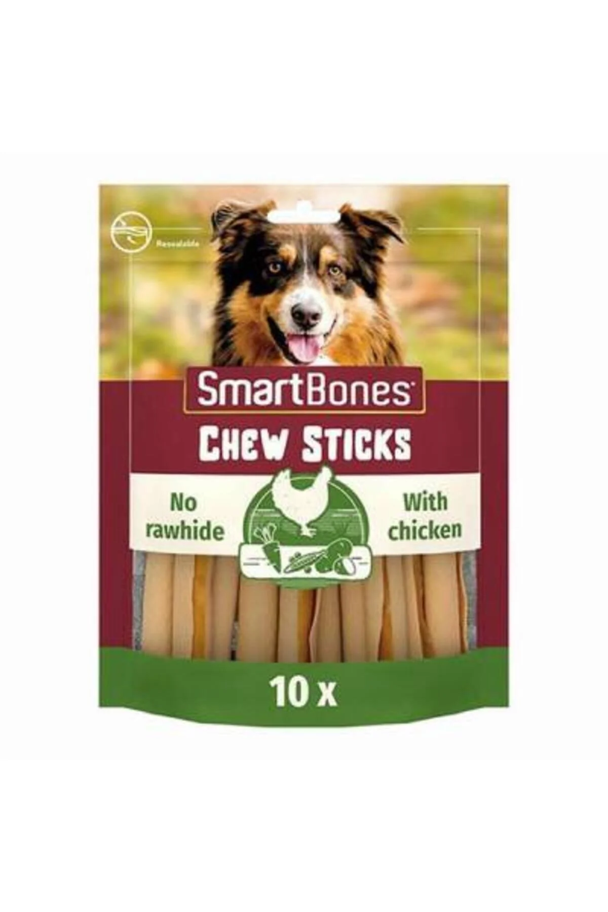 SmartBones Tavuklu Stick Köpek Ödülü 200 Gr