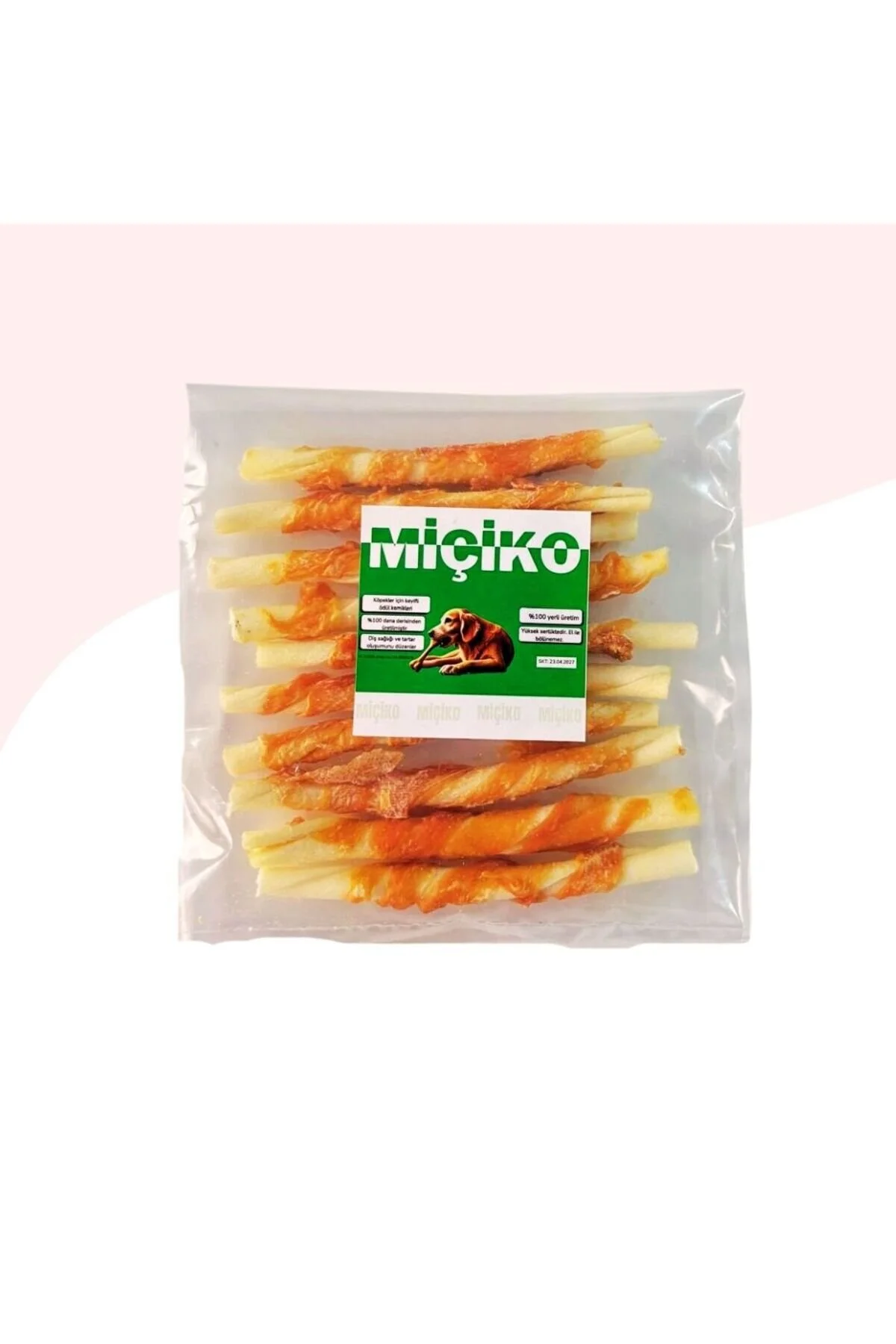 Snacky Tavuk Sargılı Çubuk Kemik Köpek Ödülü