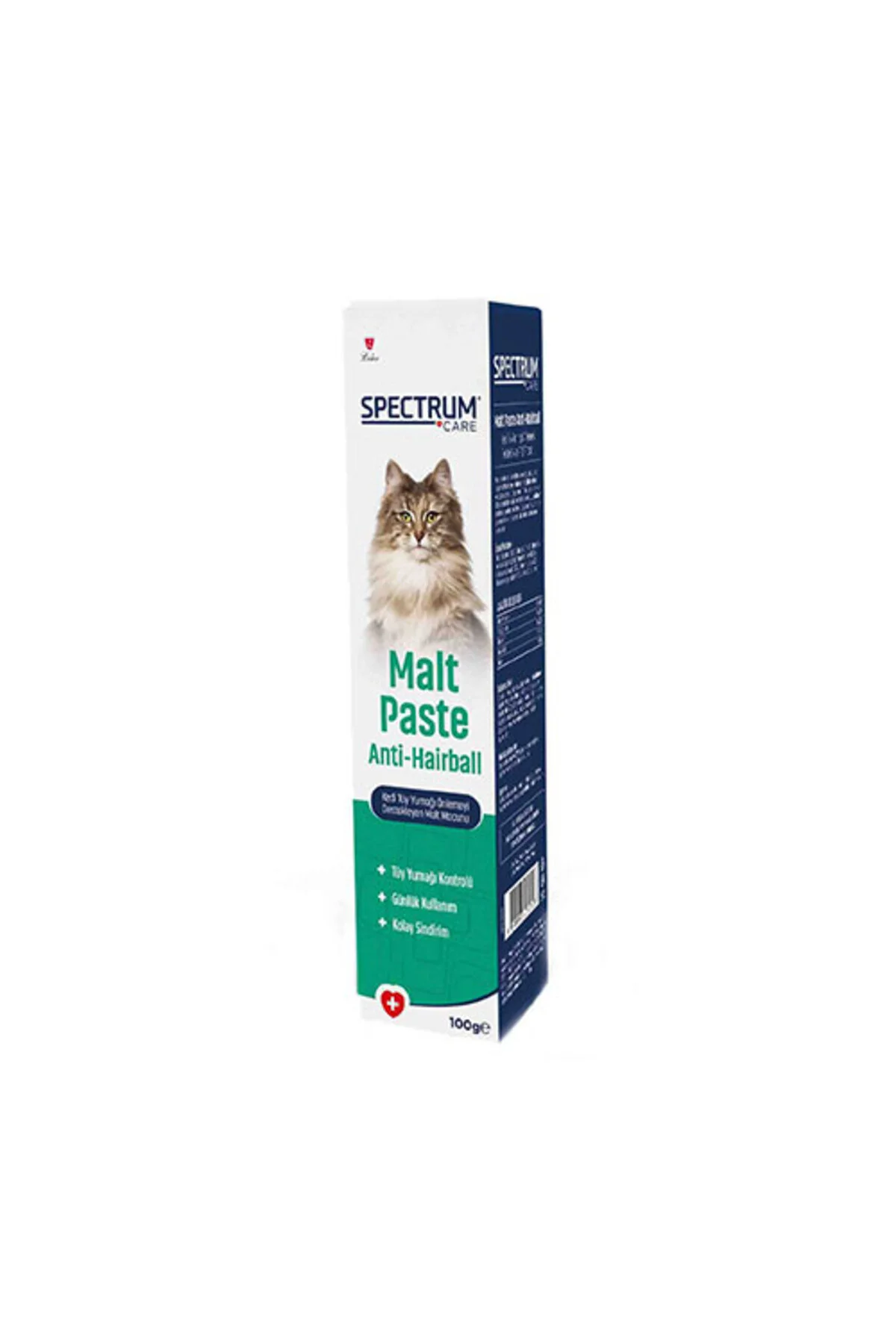 Spectrum Anti Hairball Tüy Yumağı Önlemeyi Destekleyen Malt Paste Kedi Macunu 100 Gr
