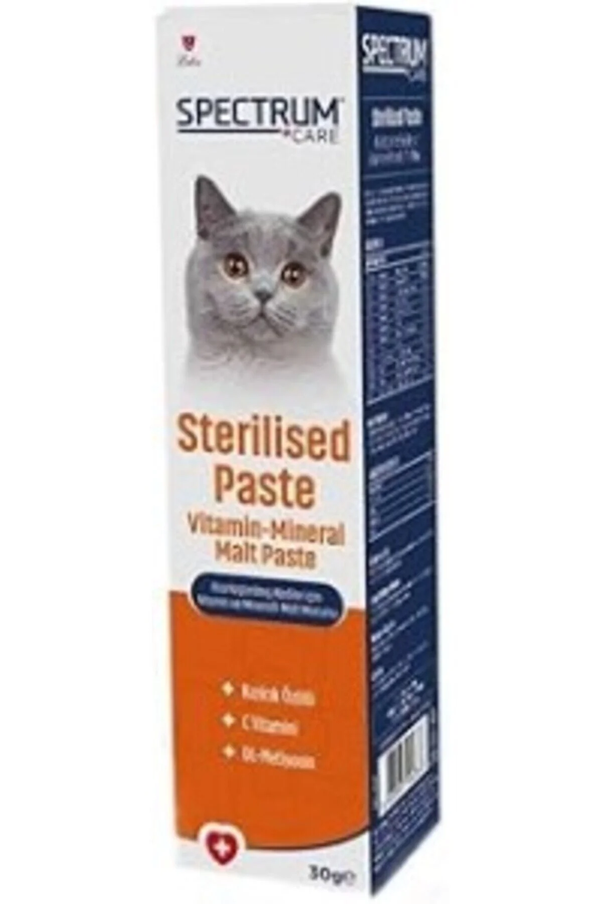 Spectrum Sterilised Paste Vitamin ve Mineralli Malt Kısırlaştırılmış Kedi Macunu 30 Gr
