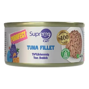 Supreme Cat Purrfect Tiftiklenmiş Tavuk Göğsü ve Karidesli Yetişkin Kedi Konservesi