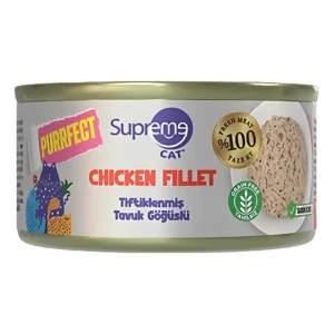 Supreme Cat Purrfect Tiftiklenmiş Tavuk Göğüslü Yetişkin Kedi Konservesi