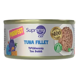 Supreme Cat Purrfect Tiftiklenmiş Ton Balıklı Yetişkin Kedi Konservesi