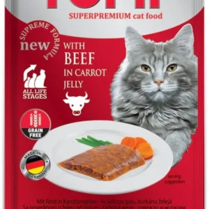 Tomi Dana Etli ve Havuçlu Pouch Yetişkin Konserve Kedi Maması