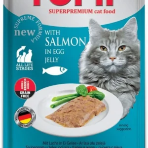Tomi Pate Somon ve Yumurtalı Yetişkin Kedi Konservesi 100gr