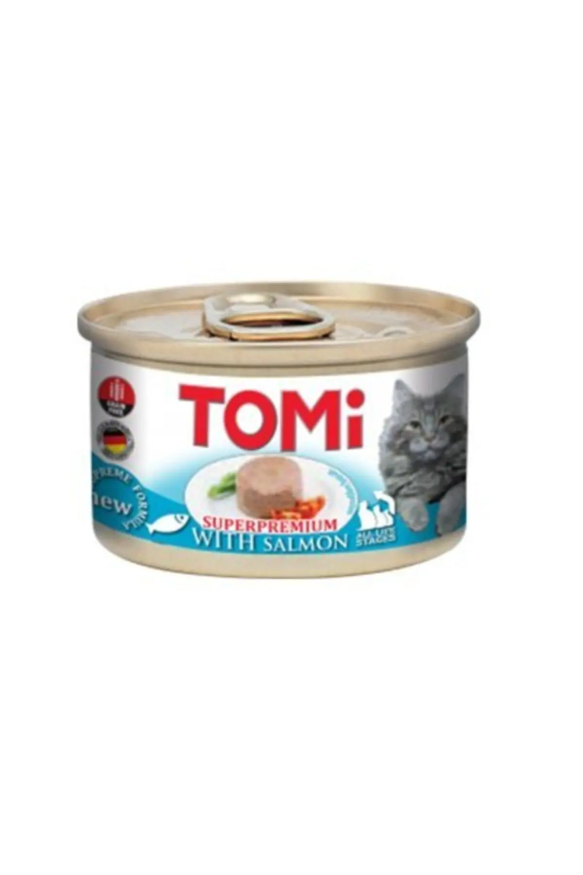 Tomi Somonlu Yetişkin Kedi Konservesi 85gr