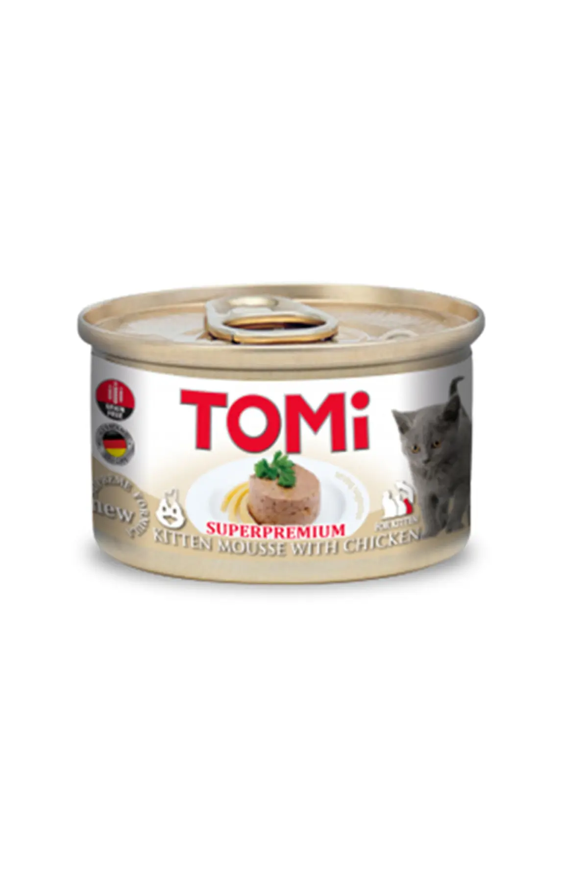 Tomi Tavuklu Yavru Kedi Konservesi 85gr