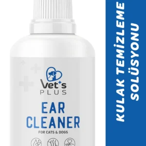 Vet’s Plus Kedi ve Köpekler için Kulak Temizleme Solüsyonu 100ml