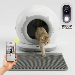 Wero Akıllı Kedi Tuvaleti Max Kameralı Versiyon CLB MAXCAM